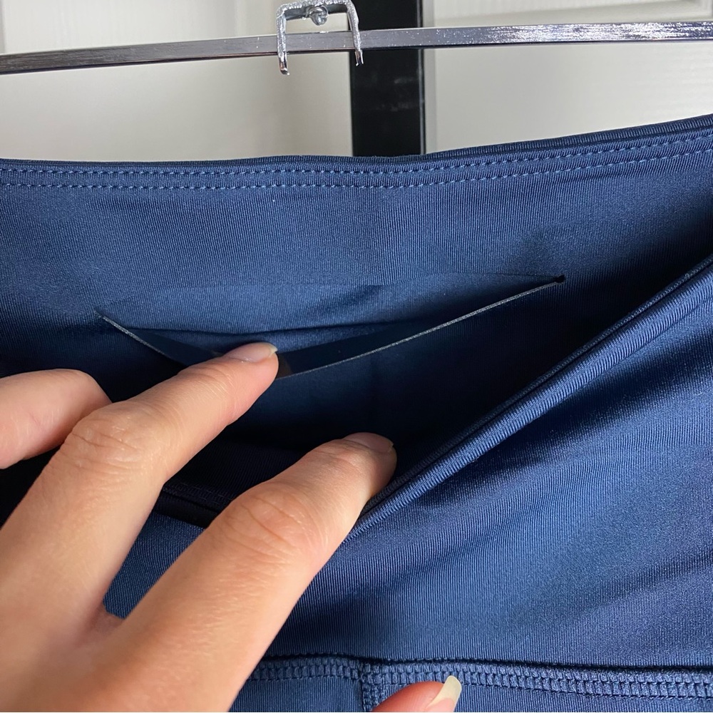 Girlfriend Collective Compressive High Waisted Legging - Midnight Blue - Picture 5 of 6